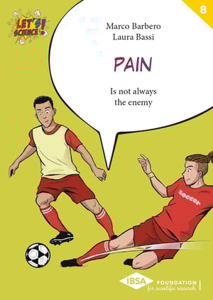 Let’s Science! book cover, Volume n.8, Marco Barbero, Laura Bassi, Pain