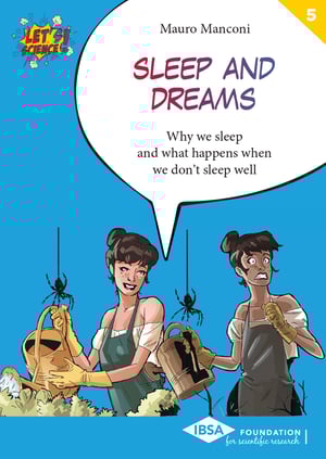 Let’s Science! book cover, Volume n.5, Mauro Manconi, Sleep and Dreams