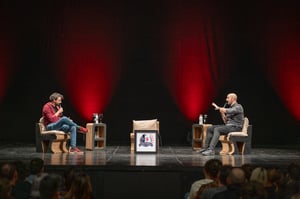 Enrico Berardi ospite sul palco di Tintoria