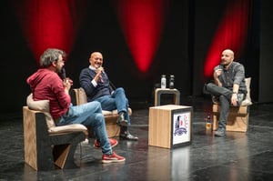 Claudio Bisio ospite sul palco di Tintoria