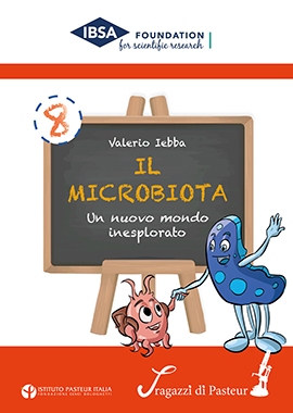Copertina Collana I ragazzi di Pasteur, Volume n.8, Valerio Iebba, Il microbiota